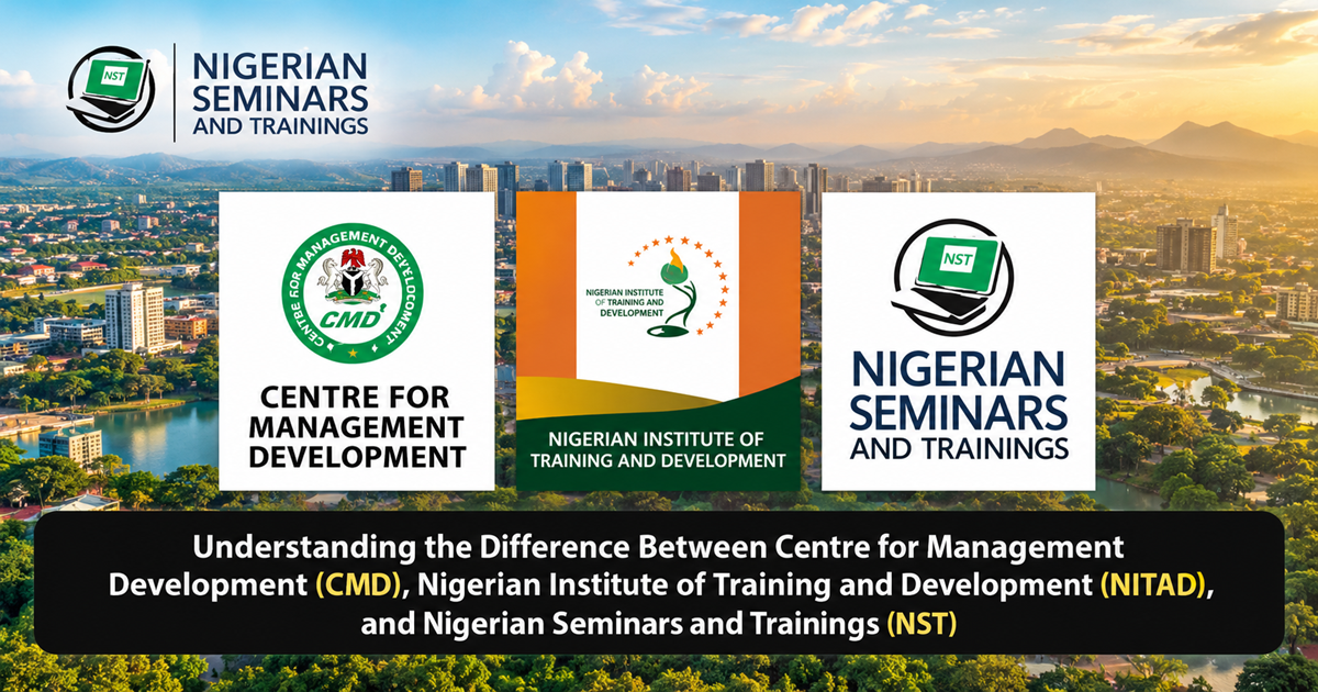 CMD, NITAD, and Nigerian Seminars and Trainings – What’s the Difference?